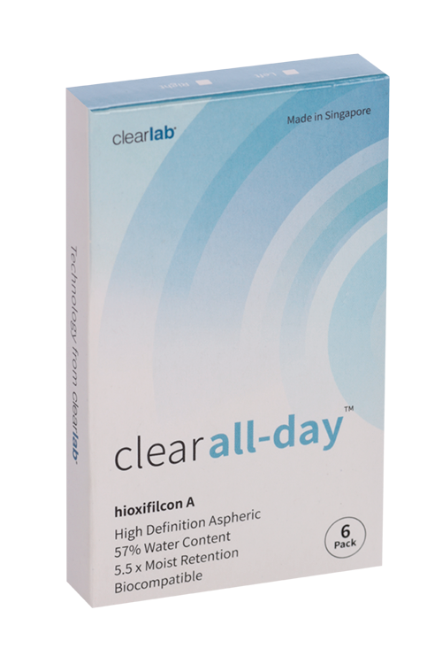 Линзы Clearlab Clear all-day контактные R 8.6 (диоптрия -3,5), 6 шт
