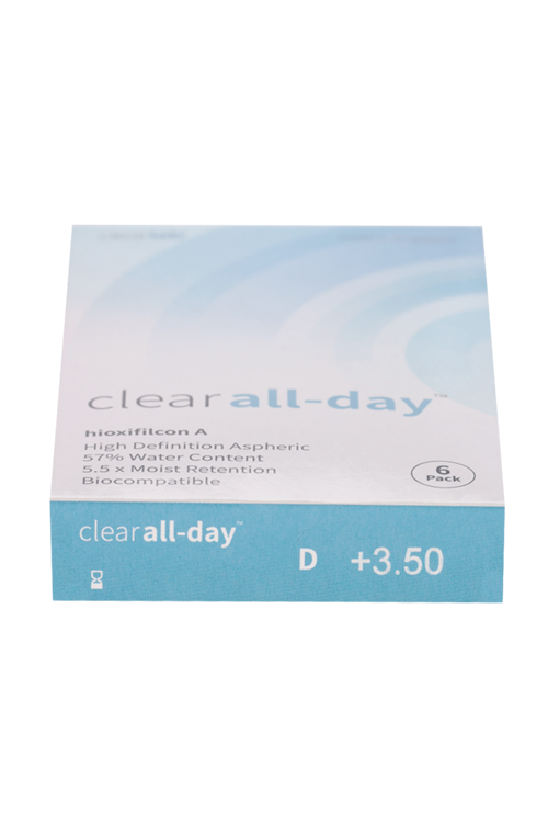 Линзы Clearlab Clear all-day контактные R 8.6 (диоптрия +3,5), 6 шт