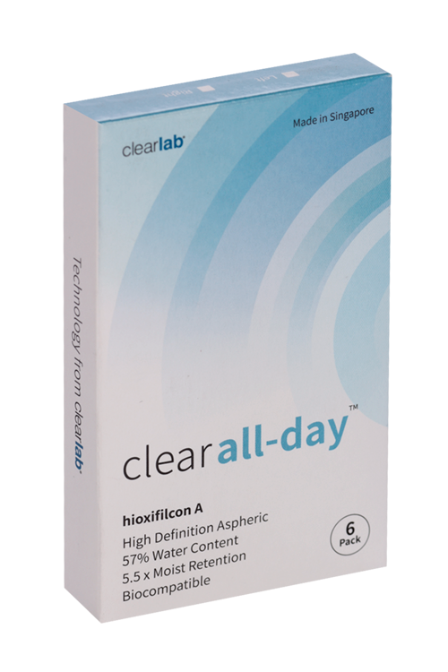 Линзы Clearlab Clear all-day контактные R 8.6 (диоптрия +6,0), 6 шт