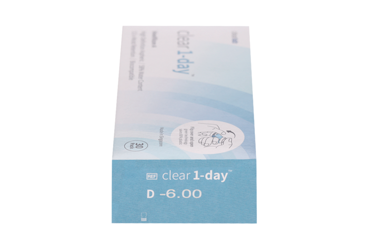 Линзы Clearlab Clear 1-day контактные R 8.7 (диоптрия -6.00), 30 шт