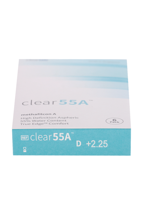 Линзы Clearlab Clear55 А контактные R 8.7 (диоптрия +2,25), 6 шт