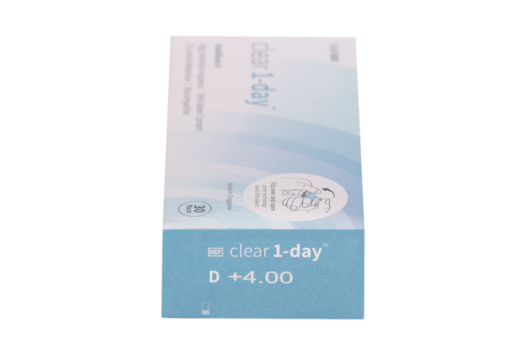Линзы Clearlab Clear 1-day контактные R 8.8 (диоптрия +4,0), 30 шт