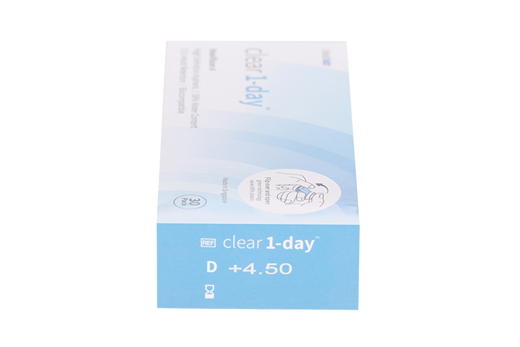 Линзы Clearlab Clear 1-day контактные R 8.8 (диоптрия +4,50), 30 шт