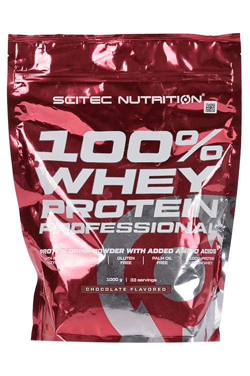 Протеин Scitec Nutrition 100% Whey Protein сывороточный шоколад, 1 000 г
