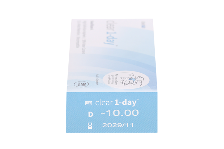 Линзы Clearlab Clear 1-day контактные R 8.7 (диоптрия -10,0), 30 шт