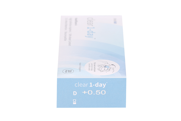 Линзы Clearlab Clear 1-day контактные R 8.7 (диоптрия +0,5), 30 шт