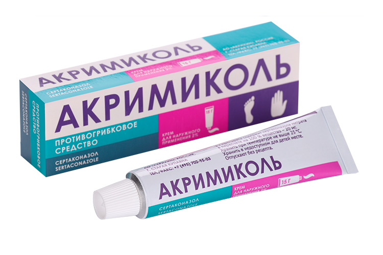 Акримиколь 2%, 15 г, крем для наружного применения