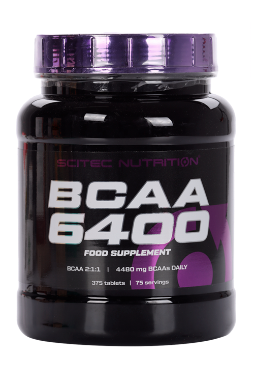Аминокислоты BCAA 6400 Scitec Nutrition, 375 шт, таблетки