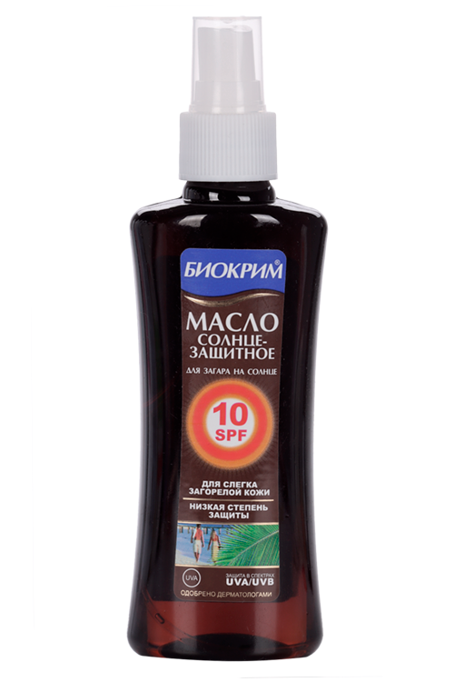 Масло Биокрим солнцезащитное SPF10, 150 мл