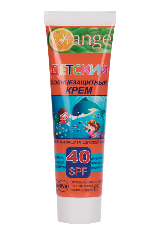 Крем Orange солнцезащит детский SPF40 д/загара, 90 мл