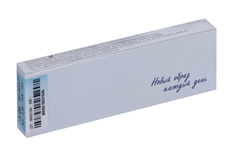 Линзы Офтальмикс Butterfly одноднев Sky/Sky Blue контактные R8.6 (диоптрия -1,0), 2 шт
