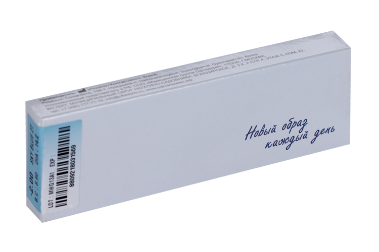 Линзы Офтальмикс Butterfly одноднев Sky/Sky Blue контактные R8.6 (диоптрия -2,0), 2 шт