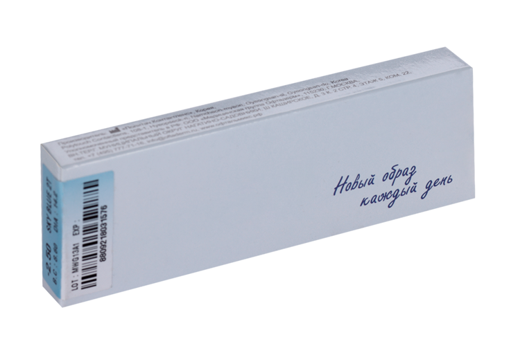 Линзы Офтальмикс Butterfly одноднев Sky/Sky Blue контактные R8.6 (диоптрия -2,5), 2 шт