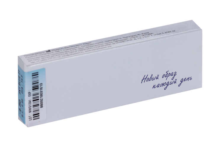 Линзы Офтальмикс Butterfly одноднев Sky/Sky Blue контактные R8.6 (диоптрия -4,5), 2 шт