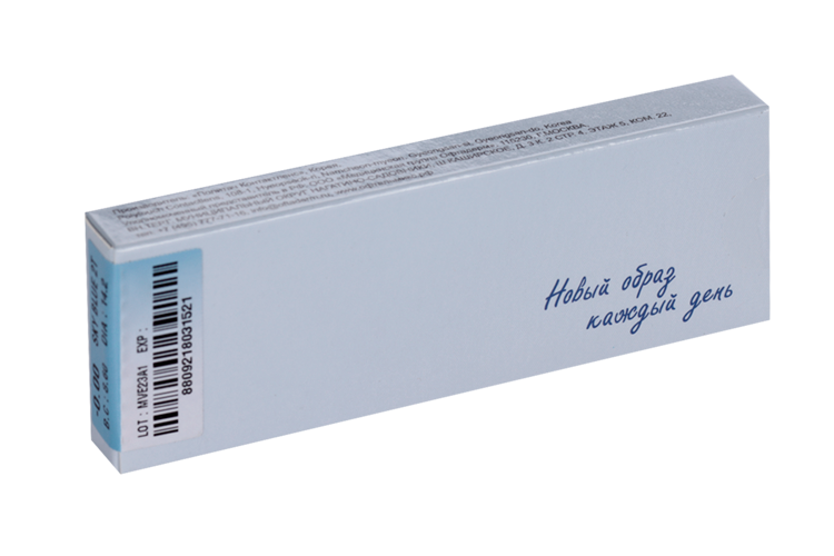 Линзы Офтальмикс Butterfly одноднев Sky/Sky Blue контактные R8.6 (диоптрия 0,00), 2 шт