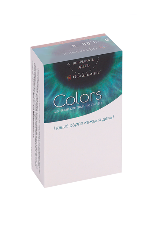 Линзы Офтальмикс Colors Hazel контактные R 8.6 (диоптрия -3,0), 2 шт, (8807200727018)
