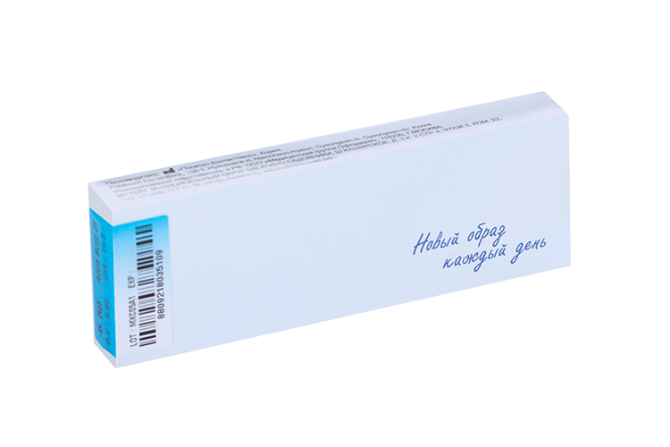 Линзы Офтальмикс Butterfly Aqua/Aqua Blue контакт одноднев R 8.6 (диоптрия -6,5), 2 шт