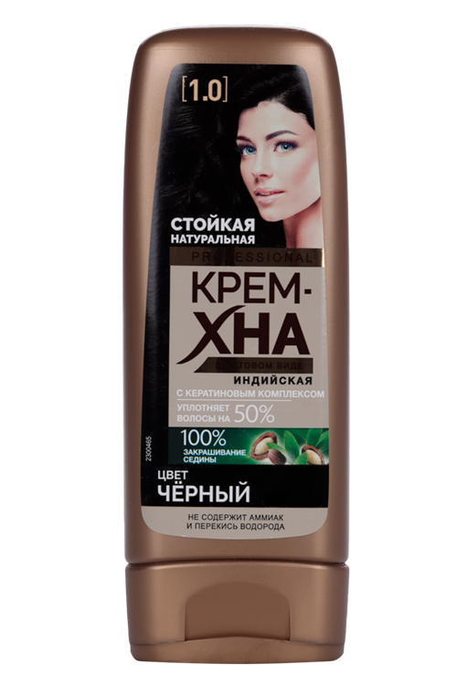 Крем-Хна Fito косметик Professional индийская черный 140 мл