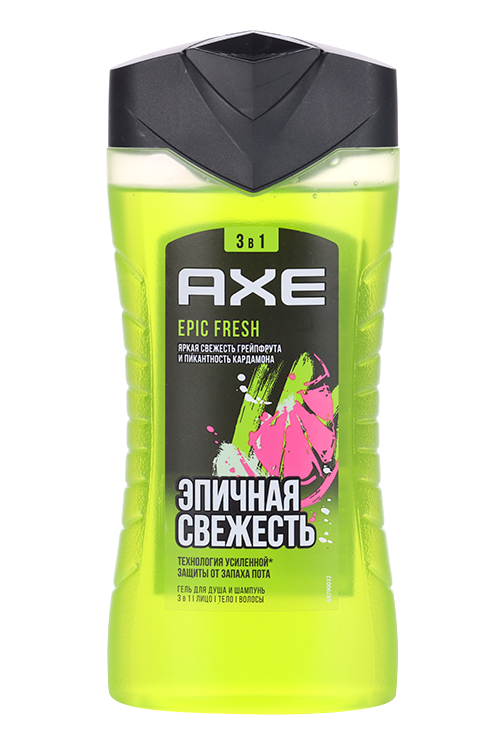 Гель д/душа AXE Epic fresh муж 3в1 Эпичная свежесть, 250 мл