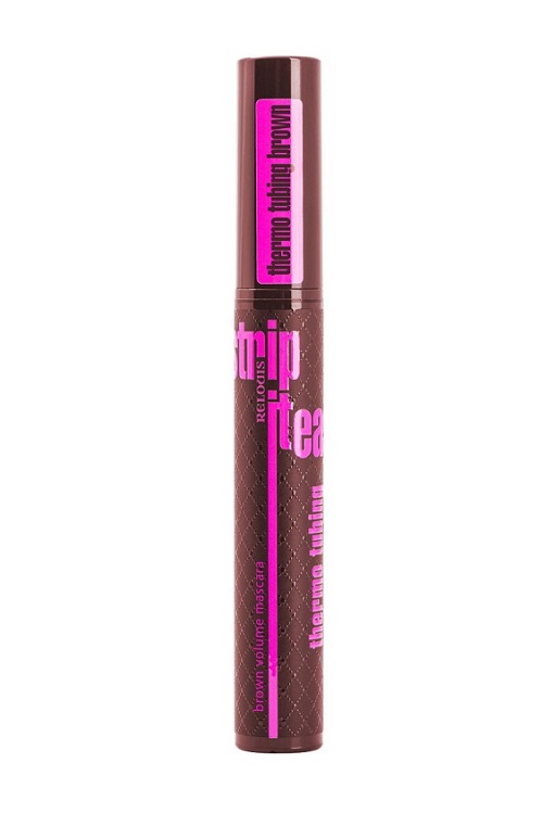 Тушь «Strip it Easy Thermo Tubing»  RELOUIS  объемная КОРИЧНЕВАЯ 9 г