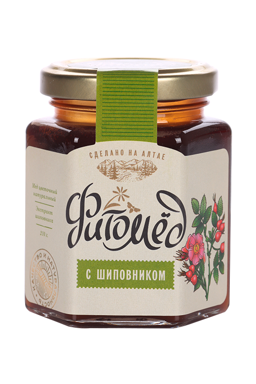 Фитомед с шиповником, 210 г, Пчела и человек