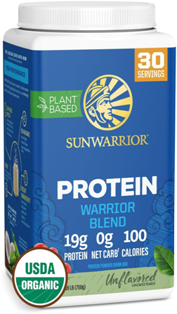 Смесь органическая Sunwarrior Warrior Blend с нейтральным вкусом, 750 г, порошок