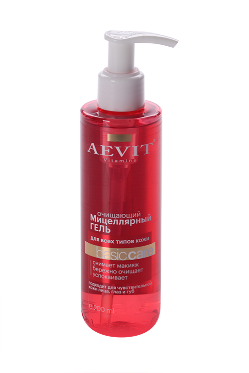 Гель AEVIT BY LIBREDERM BASIC CARE мицеллярный очищающий д/всех типов кожи, 200 мл