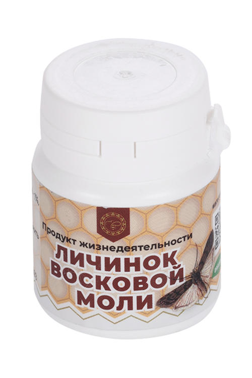 Продукт жизнедеятельности личинок восковой моли, 250 мг, 60 шт, таблетки