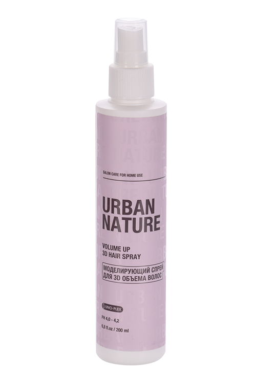 Спрей Urban Nature Volume Up моделирующий д/3D объема волос 200 мл
