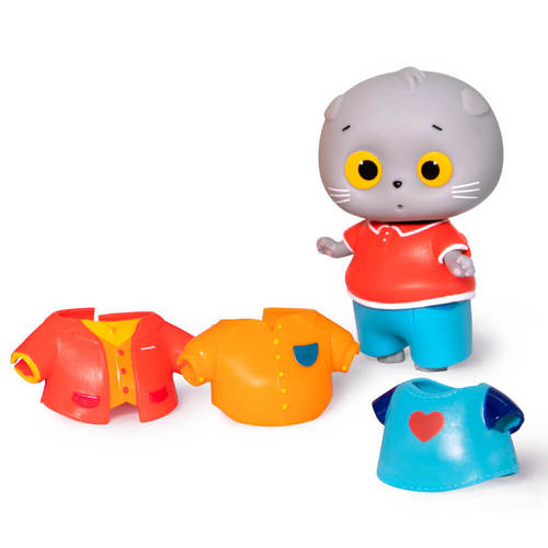 Набор Budi Basa Мини Басик игрушка+5 предметов одежды Яркие краски