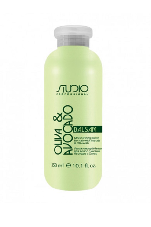 Бальзам для волос Kapous Studio Professional Olive & Avocado увлажняющий с маслами авокадо и оливы 3