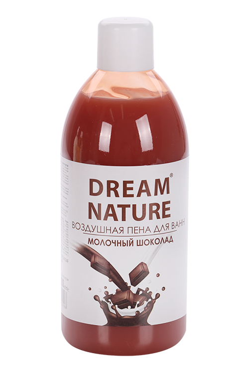 Пена Dream Nature д/ванн Воздушная Молочный шоколад с шоколадным ароматом, 1 000 мл