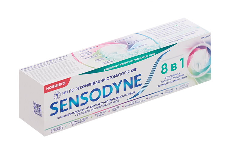З/паста SENSODYNE 8 в 1, 75 мл