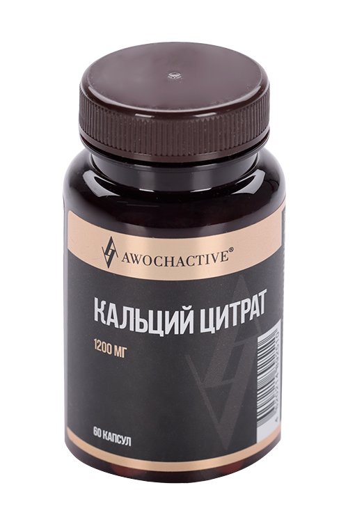 Кальций цитрат AWOCHACTIVE, 60 шт, капсулы