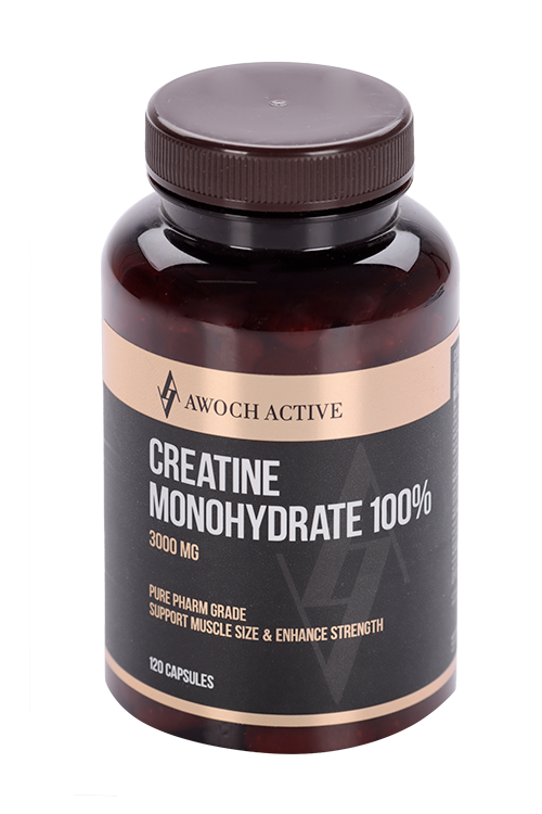 Креатин Моногидрат 100% Awochactive, 750 мг, 120 шт, капсулы