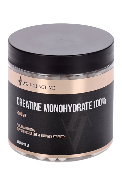 Креатин Моногидрат 100% Awochactive, 750 мг, 240 шт, капсулы