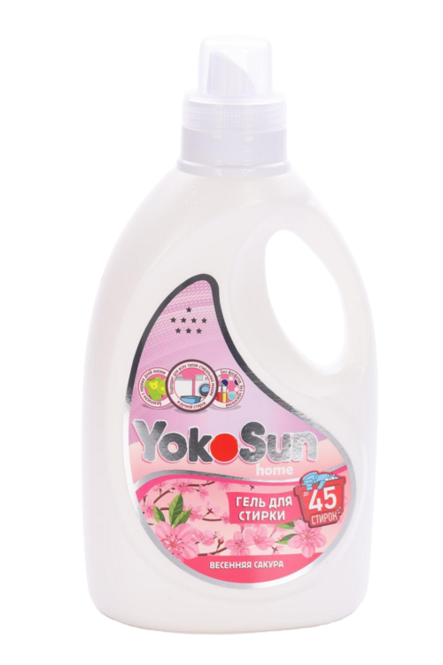 Гель д/стирки YokoSun Весенняя сакура 1 л