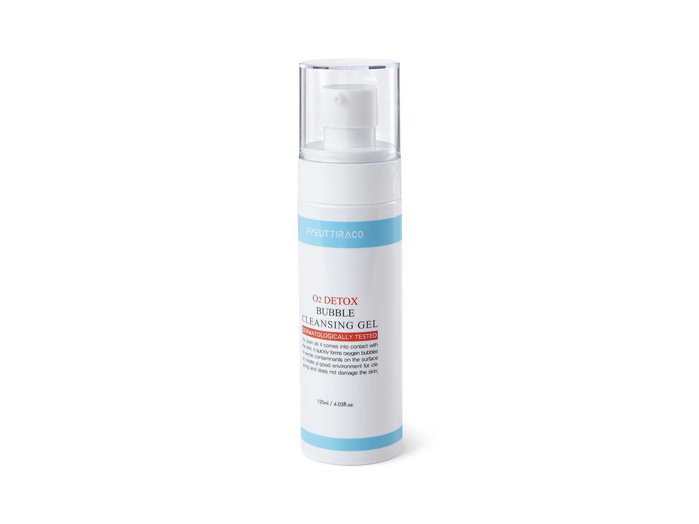 PETIT RA Гель для умывания O2 DETOX BUBBLE CLEANSING GEL  120 мл.