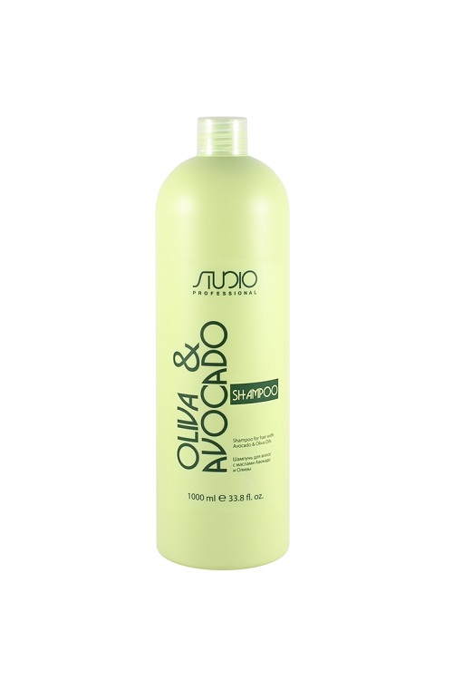 Шампунь для волос Kapous Studio Professional Olive & Avocado с маслами авокадо и оливы 1000 мл