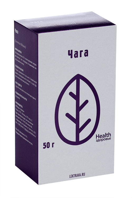 Чаги, 50 г, сырье измельченное