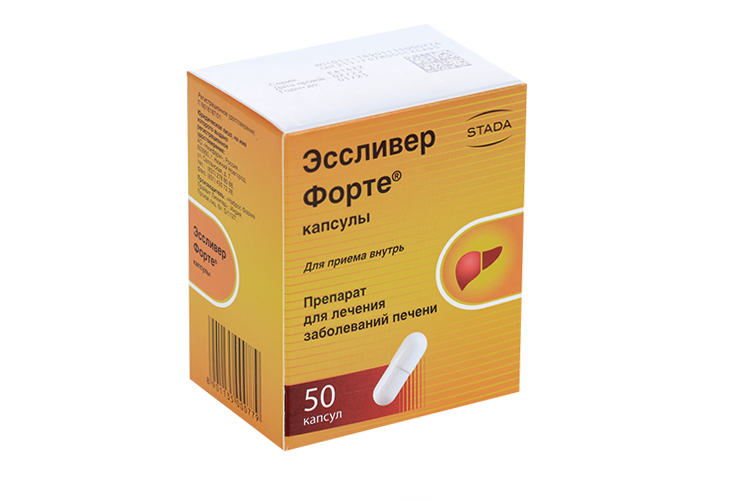 Эссливер форте, 50 шт, капсулы