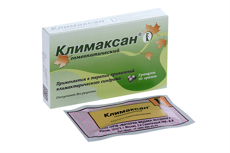 Климаксан, 10 г, гранулы гомеопатические