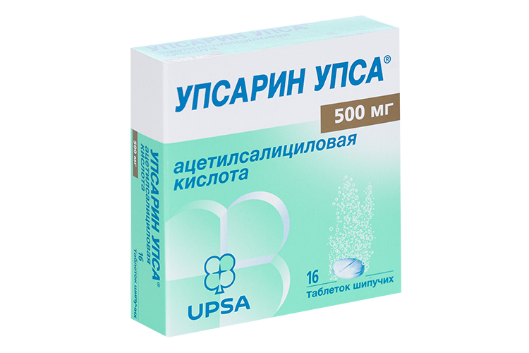 Упсарин УПСА 500 мг, 16 шт, таблетки шипучие