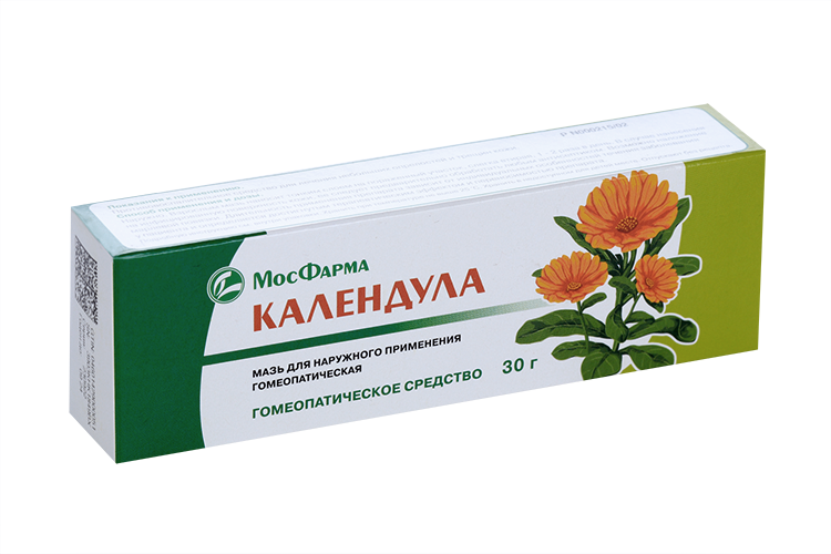 Календулы, 30 г, мазь для наружного применения гомеопатическая