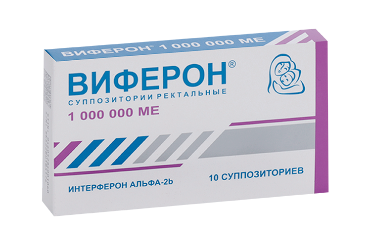 Виферон 1000000 МЕ, 10 шт, суппозитории ректальные