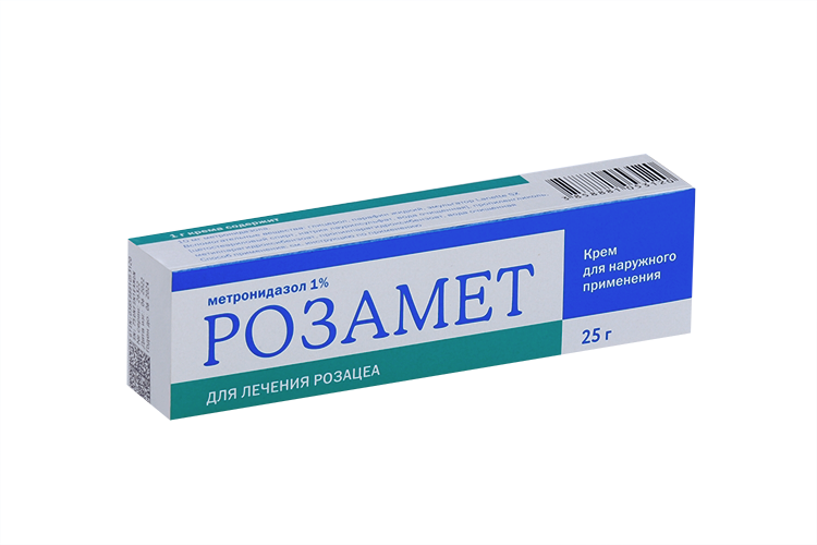 Розамет 1%, 25 г, крем