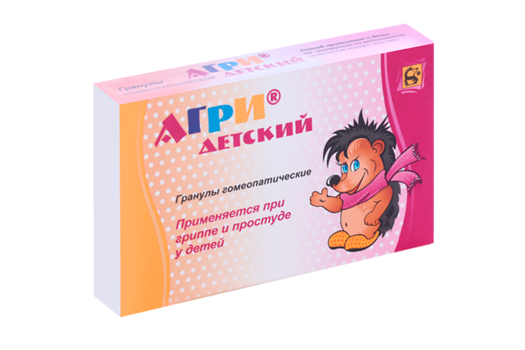 Агри детский, 20 г, гранулы гомеопатические Материа