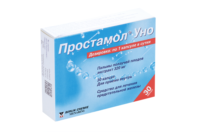 Простамол Уно 320 мг, 30 шт, капсулы