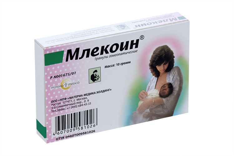 Млекоин, 10 г, гранулы гомеопатические Материа