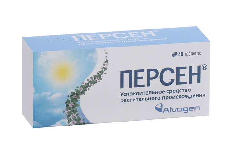 Персен, 40 шт, таблетки покрытые оболочкой